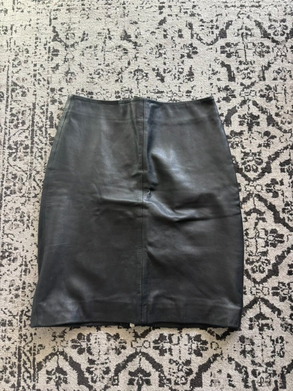 All Saints 100% leader pencil skirt with zipper up the back